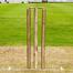 Wooden Cricket Stumps 1 Set Wooden Color image