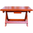 Wooden Folding And Portable Table with Cross Stand image