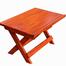 Wooden Folding And Portable Table with Cross Stand image