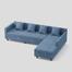 Wooden L-shape Sofa - Imperial - (SDC-355-3-1-20) image