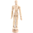 Wooden Man Model Artist Movable Limbs Doll 5.5 Inch image