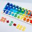 Bitsy Wooden Numbers and Shapes Puzzles, Counting Rings and Fishing Game image