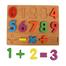 Wooden Puzzle numbers image