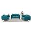 Regal Wooden Single Sofa Athens - SSC-362-3-1-20 ( Fabric -SF-2135) | image