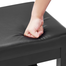 Wooden Stool Black Dash 1Pcs image