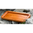 Wooden serving tray, solid mahogany image