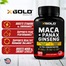 X Gold Health Maca Plus Korean Panax Ginseng 120 capsules (USA) image