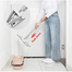 X Type Flat Floor Mop – 360 Degree Rotating Microfiber Mop with Stainless Steel Handle for Home image