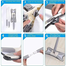 X Type Flat Floor Mop – 360 Degree Rotating Microfiber Mop with Stainless Steel Handle for Home image