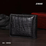 ZAYS Premium Handcrafted Crocodile Embossed Leather Bifold Wallet for Men And Women | Super Slim Durable Stylish Short Wallet image