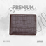 ZAYS Premium Handcrafted Crocodile Embossed Leather Bifold Wallet for Men And Women | Super Slim Durable Stylish Short Wallet image