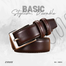 Zays Handcrafted Genuine Leather Belt For Men – Premium Durable Stylish And Adjustable | Best Leather Belt For Formal And Casual image