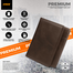 Zays Premium Handcrafted Slim Bifold Leather Short Wallet for Men And Women image