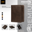 Zays Premium Handcrafted Slim Bifold Leather Short Wallet for Men And Women image