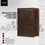 Zays Premium Handcrafted Slim Bifold Leather Short Wallet for Men And Women image
