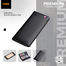 Zays Ultra-Thin Genuine Leather Long Wallet for Men And Women | Slim, Stylish And Durable Card Holder with Multiple Pockets | - Black image