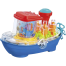 Zest 4 Toyz Musical Toys Battery Opertated Gear Land Ship with Rotating Fishing Lamp Bump and Go with Flashing Lights and Sound Effect Toys Gift - Multicolor image
