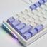 Zifriend Hot Swappable Wired RGB Mechanical Keyboard TNT Yellow Switch Linear Wired White And Purple image