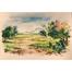 Watercolor Landscape - (16x13)inches image