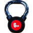  6 Kg Kettlebell 1 Pair Total 12 Kg- Rubber Coated image