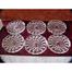  6 Nachtmann Bleikristall Weinglasuntersetzer Pattern Crystal Coasters image