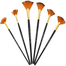 Combo Set of 6pcs Brush, Square Palette, 6ml Water Color Paints 12 Pcs image
