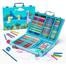 Art Set, Portable Drawing kit with Crayons-128 Pieces image