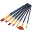  Combo Mix Brush 7 Pcs, Round Palette 1 Pcs and 6ml Water Color Set 12 color image