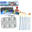  Combo Doms Poster 14color Keep Smiling 7pcs Mix Brush 1set Artists Color Platte 1pcs image