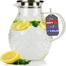  DELI Borosilicate Custom Teapot Bottles Large Water Milk Glass Jug with Lid image
