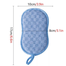 Dishwashing Eight - Shaped Sponge to Wipe The Pot Artifact, Non - Stick Oil Double - Sided Dishwashing Cloth, Two Color Rag - 1 pcs image