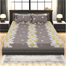  Double King Size Flat Bed Sheet Set 7.5 X 8.5 Feet With Two Pillow Covers image