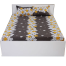  Double King Size Flat Bed Sheet Set 7.5 X 8.5 Feet With Two Pillow Covers image