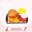 Fast Food Burger Dinner Toy Set 5 Pcs (burger_set_packet_1201) image