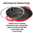  Hawkins Shallow Kadhai, Die Cast Non Stick With Glass Lid 3 Litre image