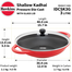  Hawkins Shallow Kadhai, Die Cast Non Stick With Glass Lid 3 Litre image