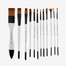  Keep Smiling Artist White Pearl Mix Brush Set of 12 (B-28) image