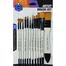  Keep Smiling Artist White Pearl Mix Brush Set of 12 (B-28) image