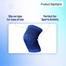 2 Pcs Knee Support Adjustable Sleeve For Knee Cap compression Pain relief Running Gym Sports activity For Men And Women image