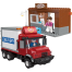  MOC City Food Delivery Truck Coffee Shop Store Figure Model Toy Building Block image