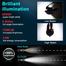  Motorcycle Headlight Waterproof 4 Side Led H4 Socket Hi Lo Beam Moto Led 6000K White 12V 1200LM 1 Pcs image