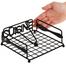  Napkin Holder Made of Black Metal - Napkin Stand with Fixing Hanger image