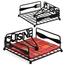  Napkin Holder Made of Black Metal - Napkin Stand with Fixing Hanger image