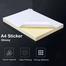  Premium Quality White Glossy Self Adhesive Sticker Paper- 50 Pcs image