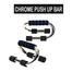  Push Up Bars-2 Pcs - Black And Silver image