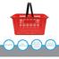  RFL Shopping Basket - Red image