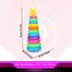  Rainbow Color Pyramid Ring Puzzle Toy 11 Layers (pyramid_china_11ring) image