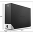 Seagate One Touch Hub 8TB USB C USB 3.2 External Desktop HDD With Password Protection image
