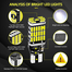  T15 LED Light W16W 4014 45SMD Reversing Parking LED Light (1 Pcs) Super Bright Low Power Consumption IP67 Waterproof image
