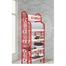  TEL Queen Kitchen Rack 4 Step- Red And White image